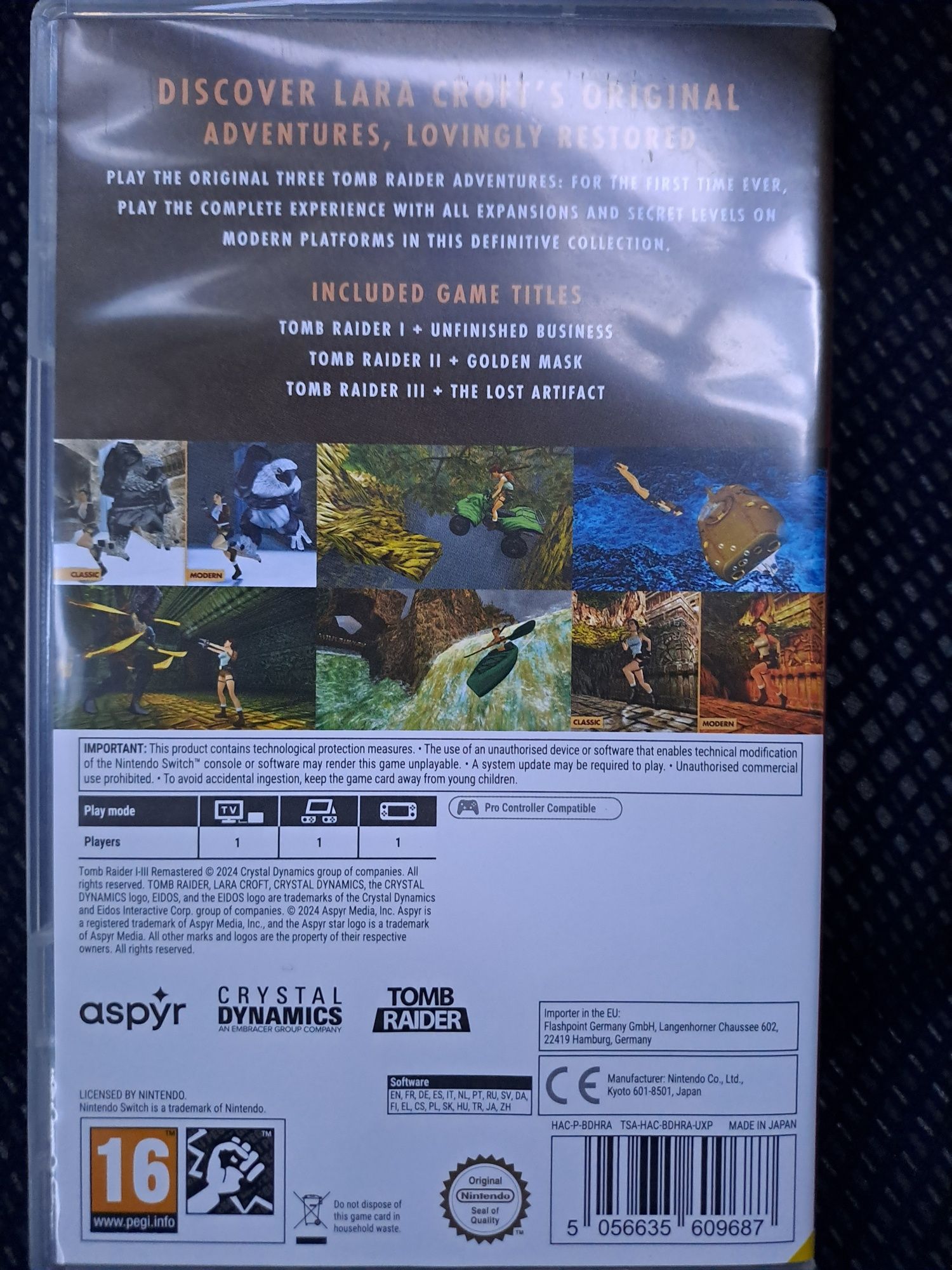 Tomb Raider I-II-III Remastered para Nintendo Switch