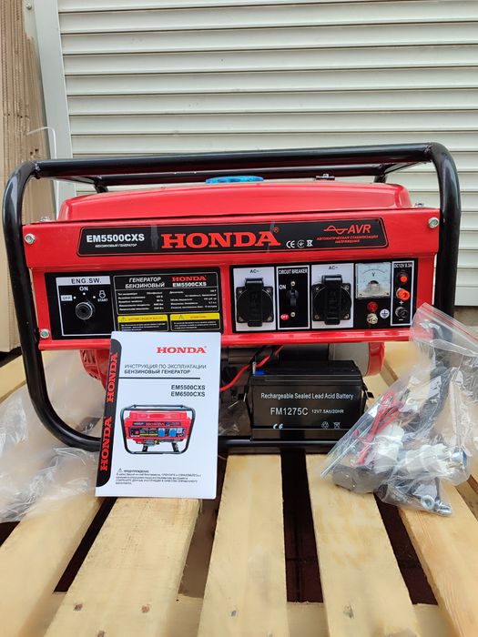 ‼️Потужний Генератор HONDA 5.5 кВт | Електростартер | 100% Мідь
