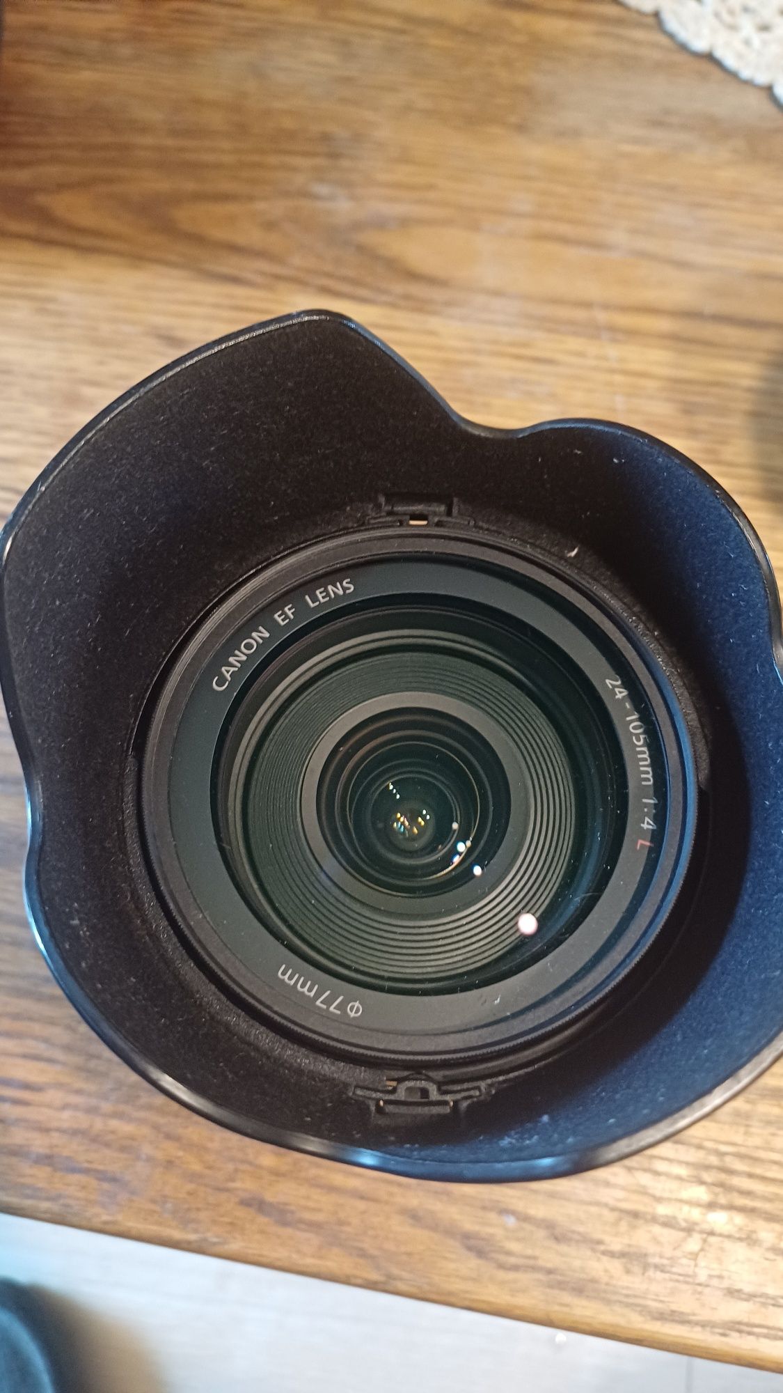 Canon EF 24-105mm f/4L IS USM + filtr Benro UV | bdb stan