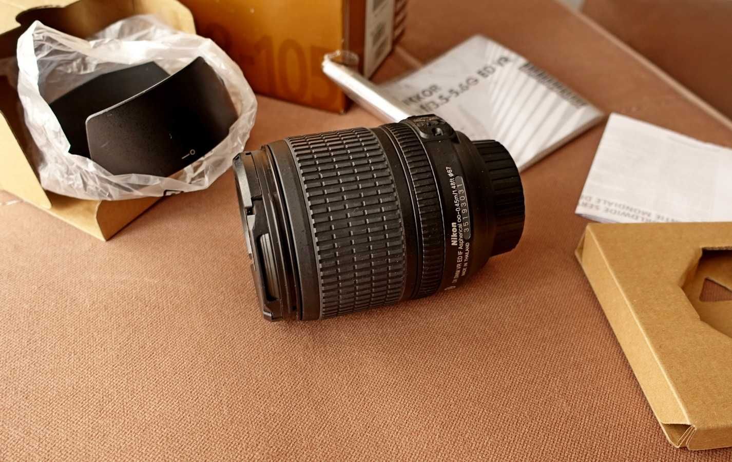 Obiektyw Nikkor AF-S 18-105 mm f3.5-5.6G DX ED VR Nikon..