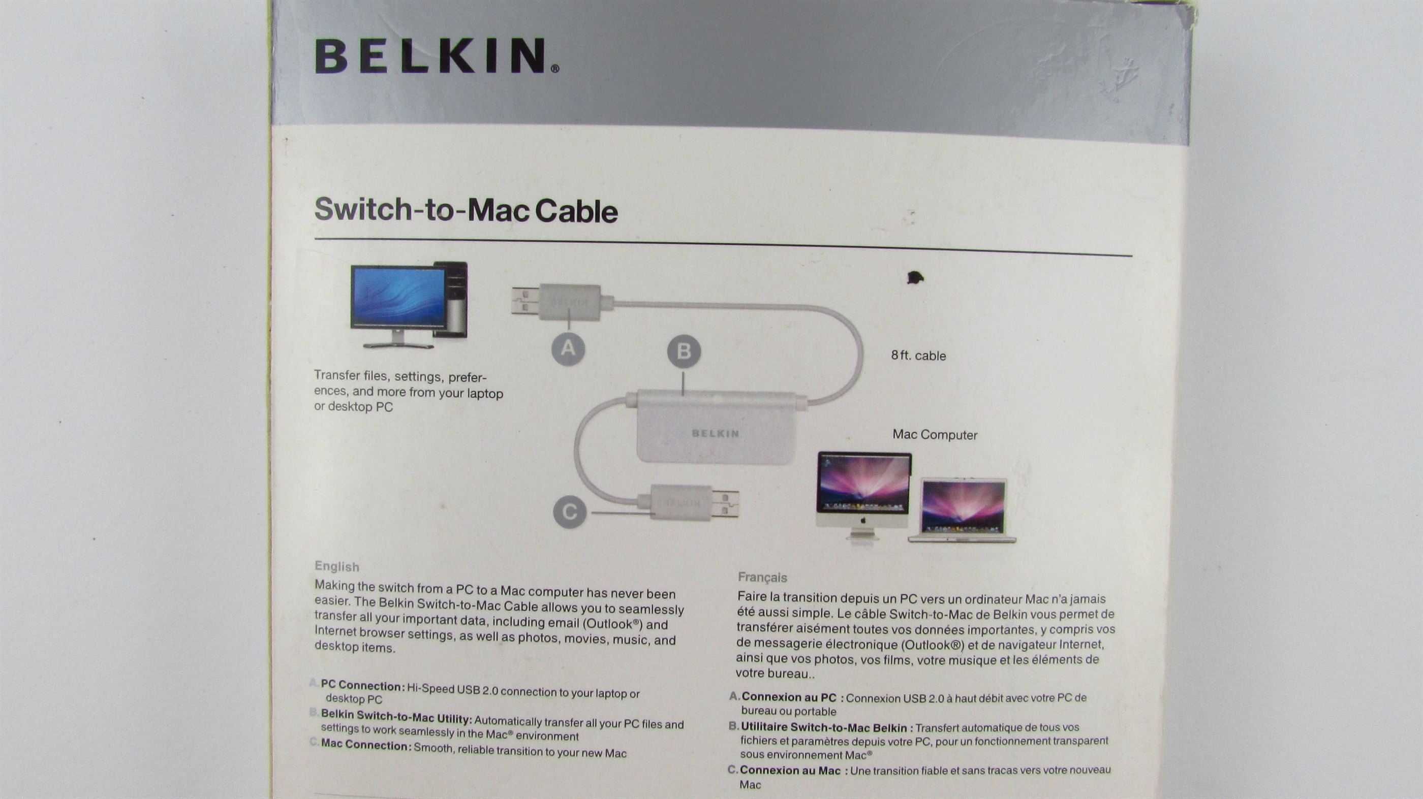 BELKIN - Switch To Mac Cable Kabel do synchronizacji MAC - PC