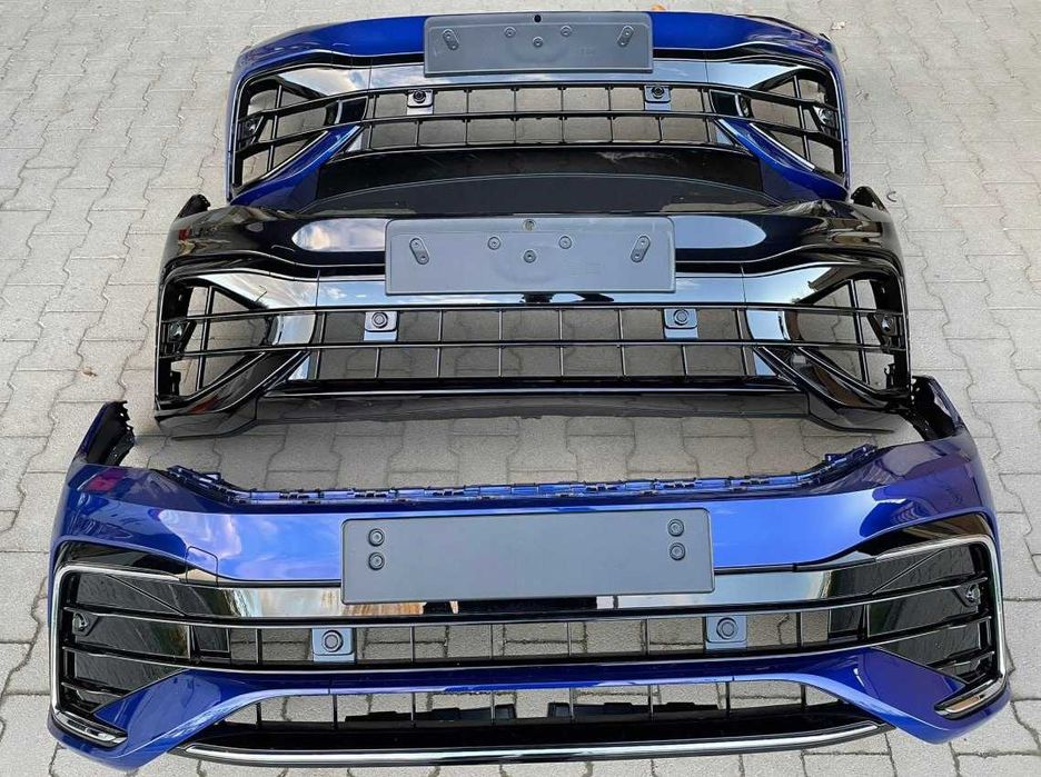 Бампер VW Tiguan задній оригінал + підсилювач, захист, крило, фари