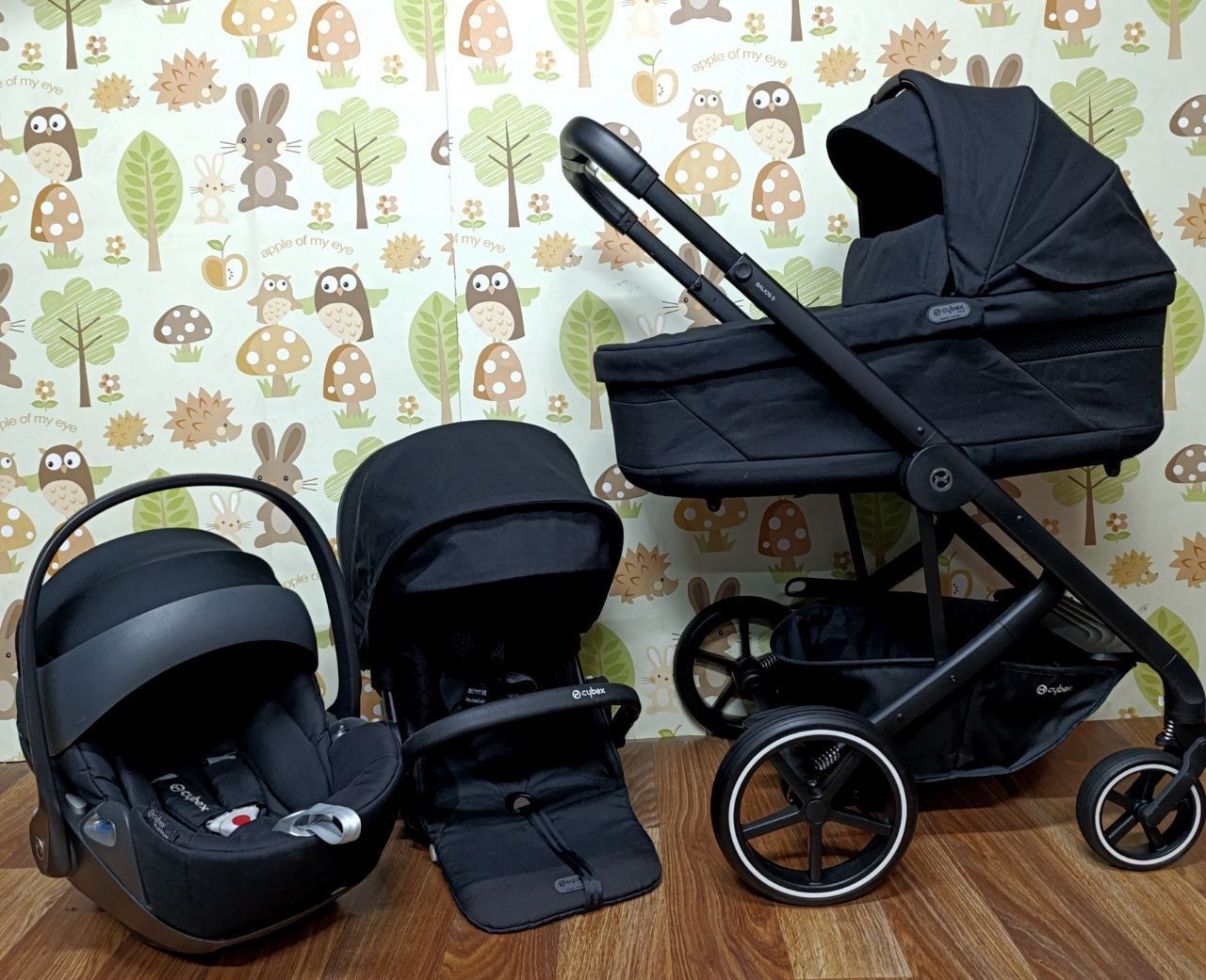 2в1, 3в1 коляска Cybex Balios S lux Moon Black
