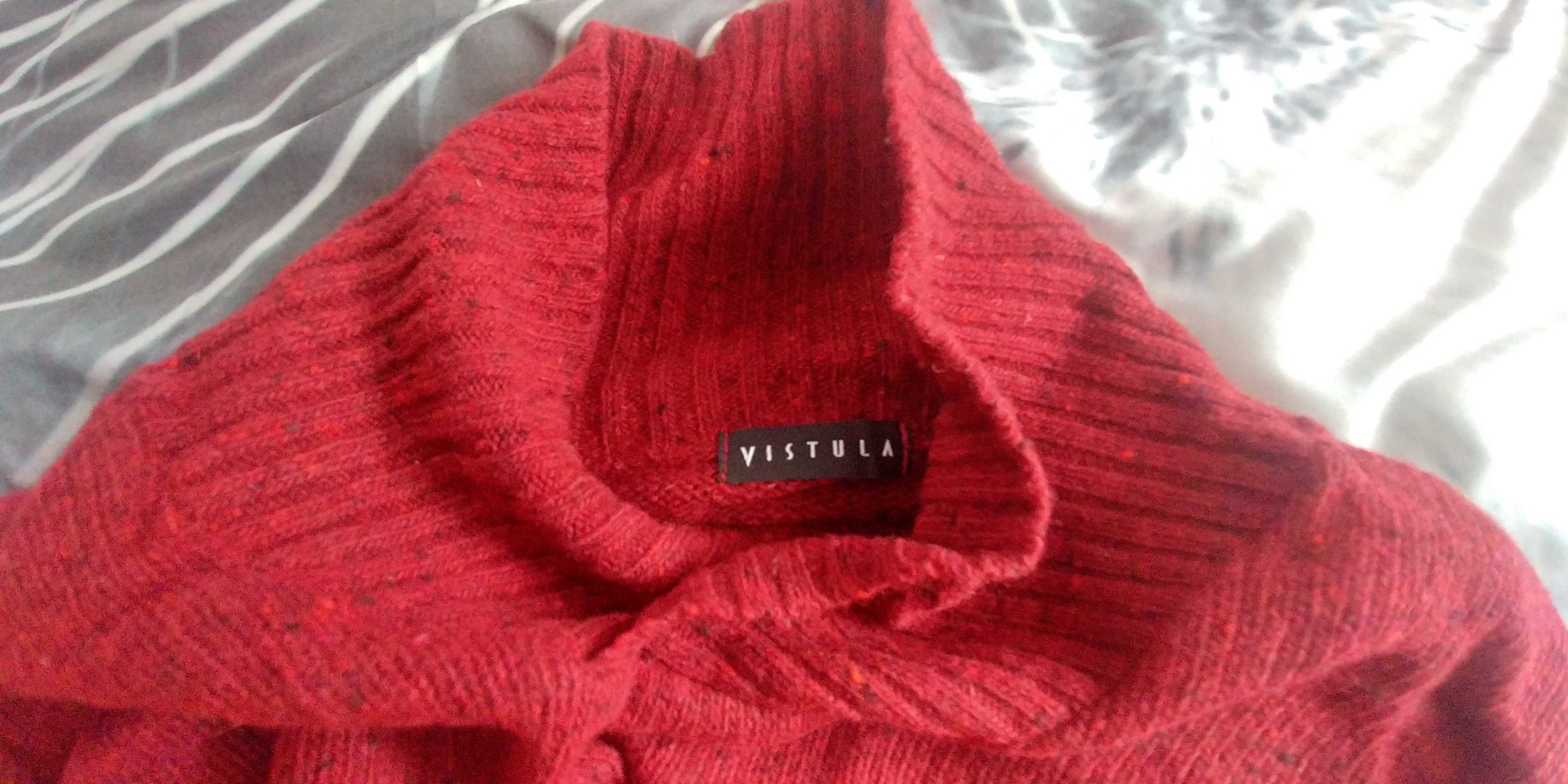 Sweter Vistula rozm XL czerwony