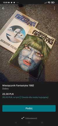 Miesięcznik "Fantastyka,, 1982-89r