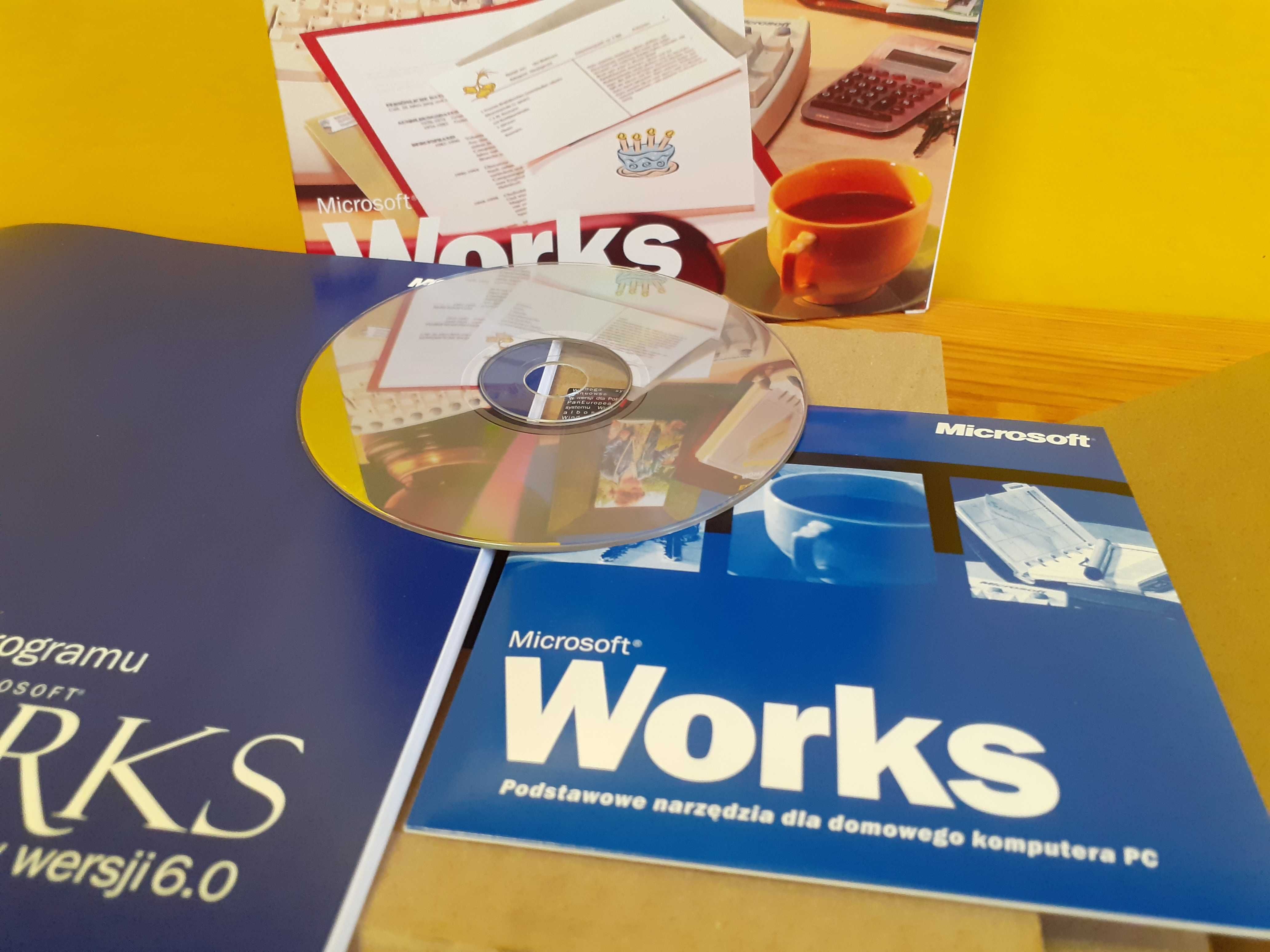 Microsoft Works 6.0 PL BOX retro PC CD