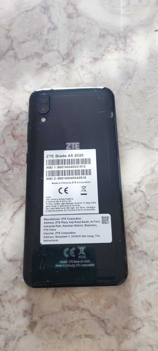 Telemóvel ZTE Blade A5,com pouco uso em bom estado.