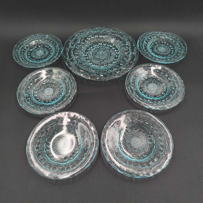 Ząbkowice Flora Patera Talerz Talerze Talerzyki Zestaw Do Ciasta