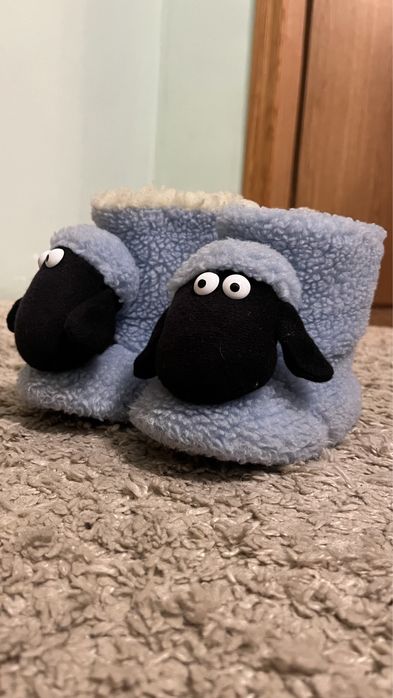 Чуні валянки тапки дитячі з овечої шерсті 15 см