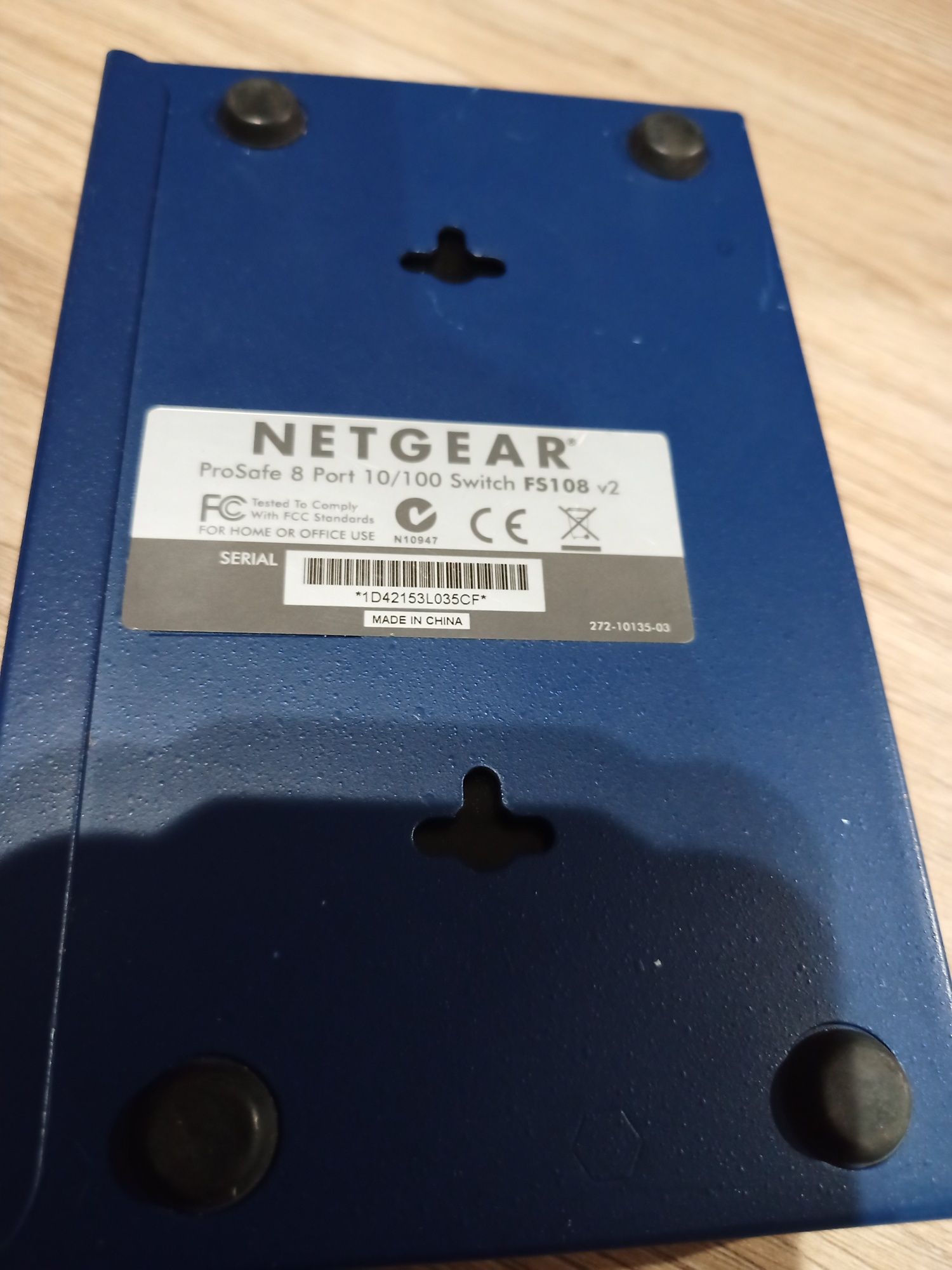 Switch NETGEAR ProSafe 8 FS108 V2 10/100