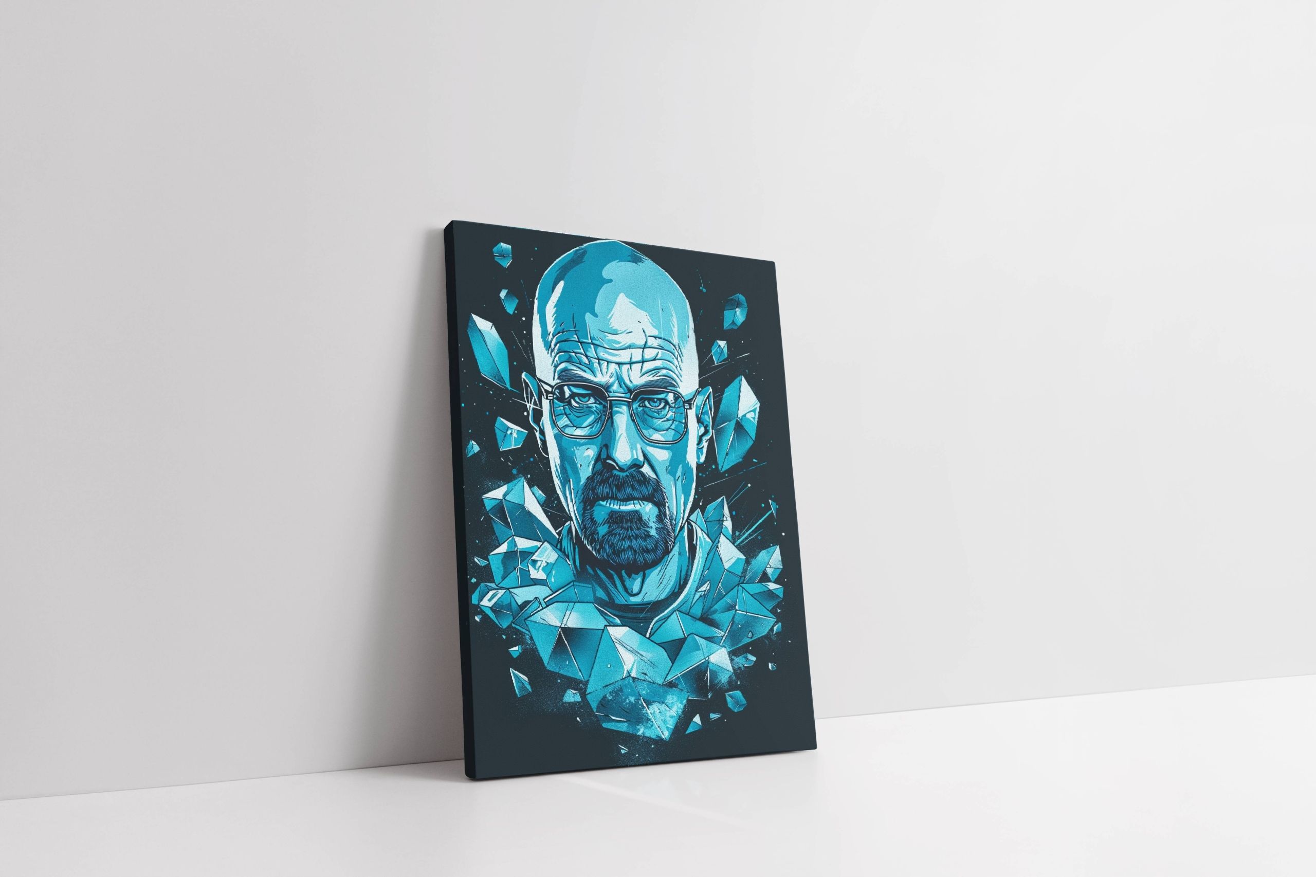 Obraz na płótnie Walter White - Mistyczny Kryształ 75x100 cm