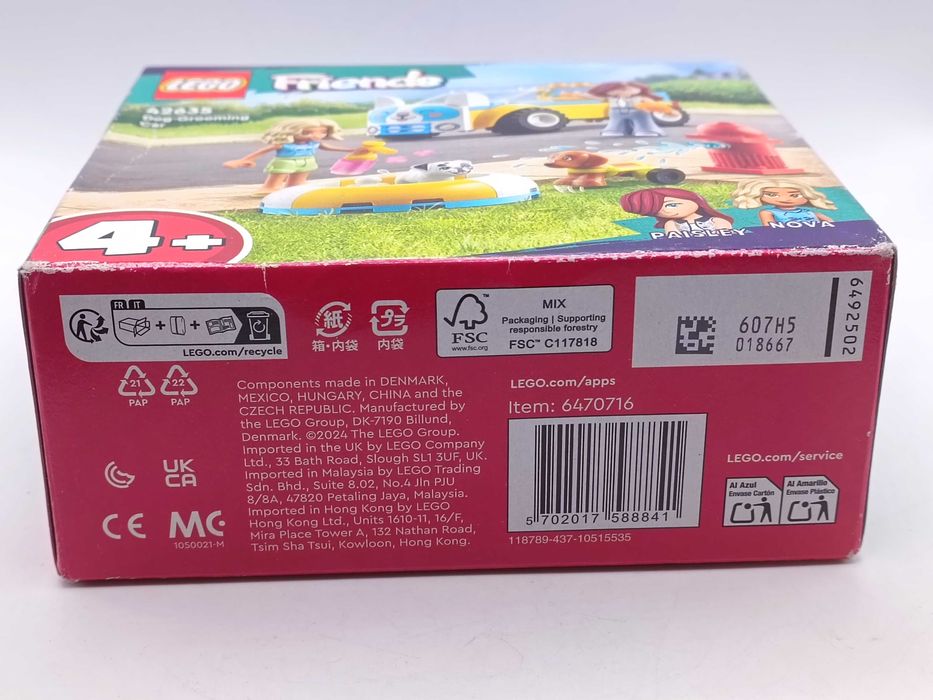 Lego 42635 Friends Samochód Do Pielęgnacja Psów 680/08/25s