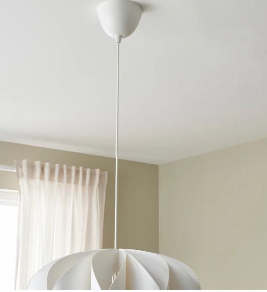 Oprawka z kablem, biała, 1.8 m Ikea