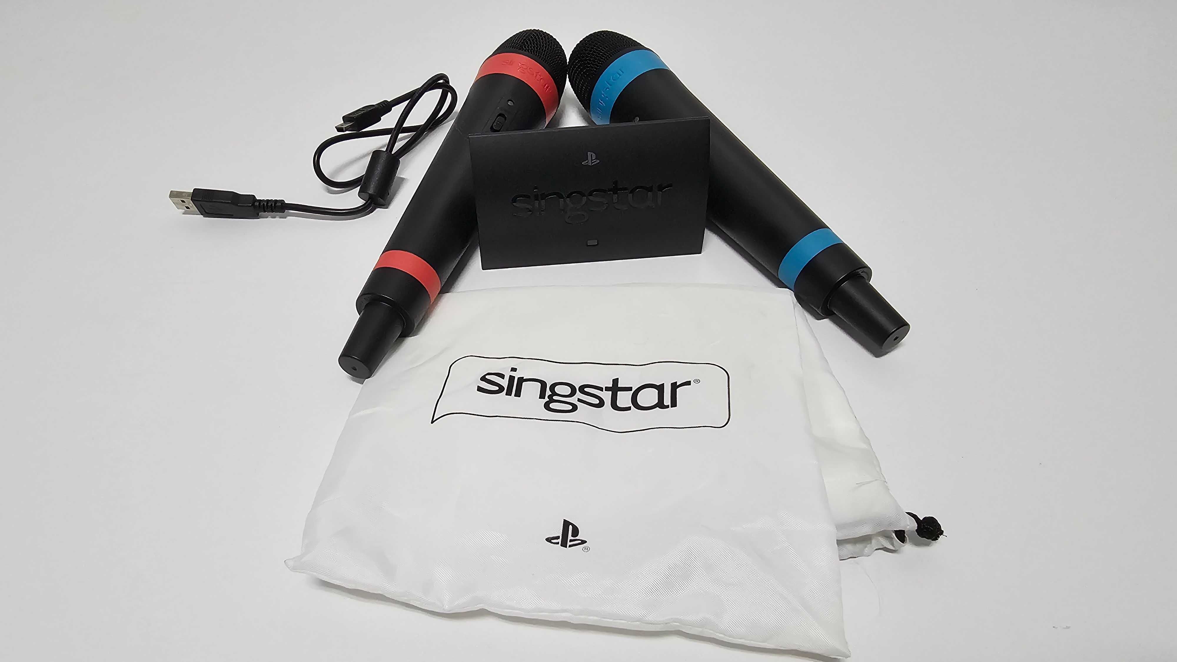 Microfones sem fios Singstar PS3 (Como Novo)