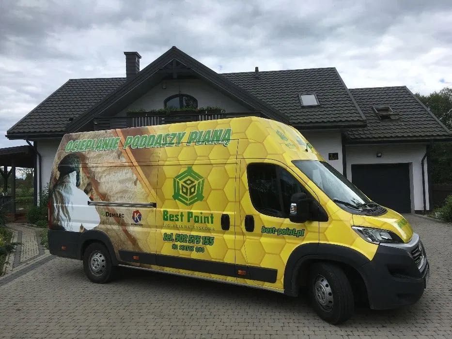 Ocieplenie poddasza, ocieplanie poddaszy, dachu piana pur, pianką