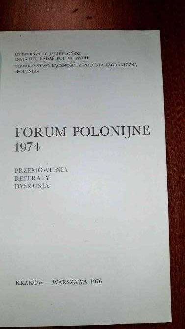 Forum Polonijne 1974
