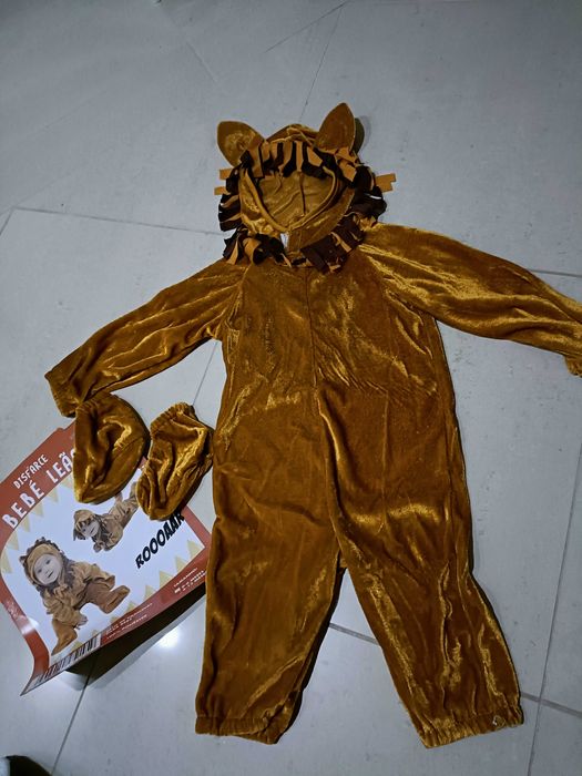 Disfarce Carnaval Bebé 6-12 meses Leão