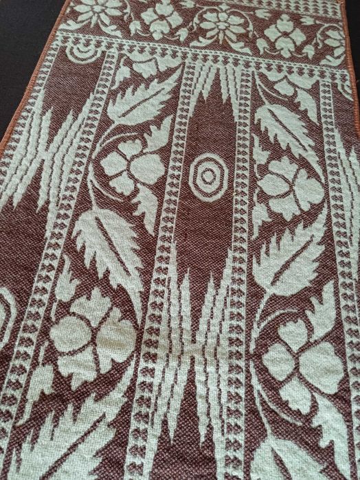 Duży wełniany bieżnik kilim makata