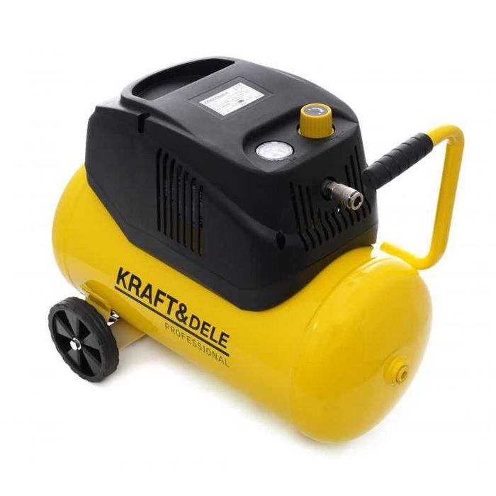 KRAFT&DELE Kompresor Bezolejowy 24l Sprężarka 8 Bar 1,5 Km KD1416