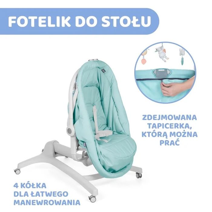 Chicco, Baby Hug 4in1, kołyska, leżaczek, krzesełko