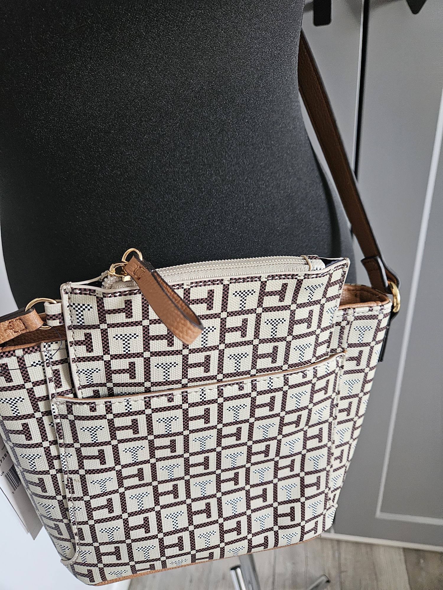 Torebka listonoszka plus saszetka, Tommy Hilfiger, oryginał