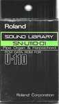 Roland Sound Cards Cartões PCM com sons para módulo U-110