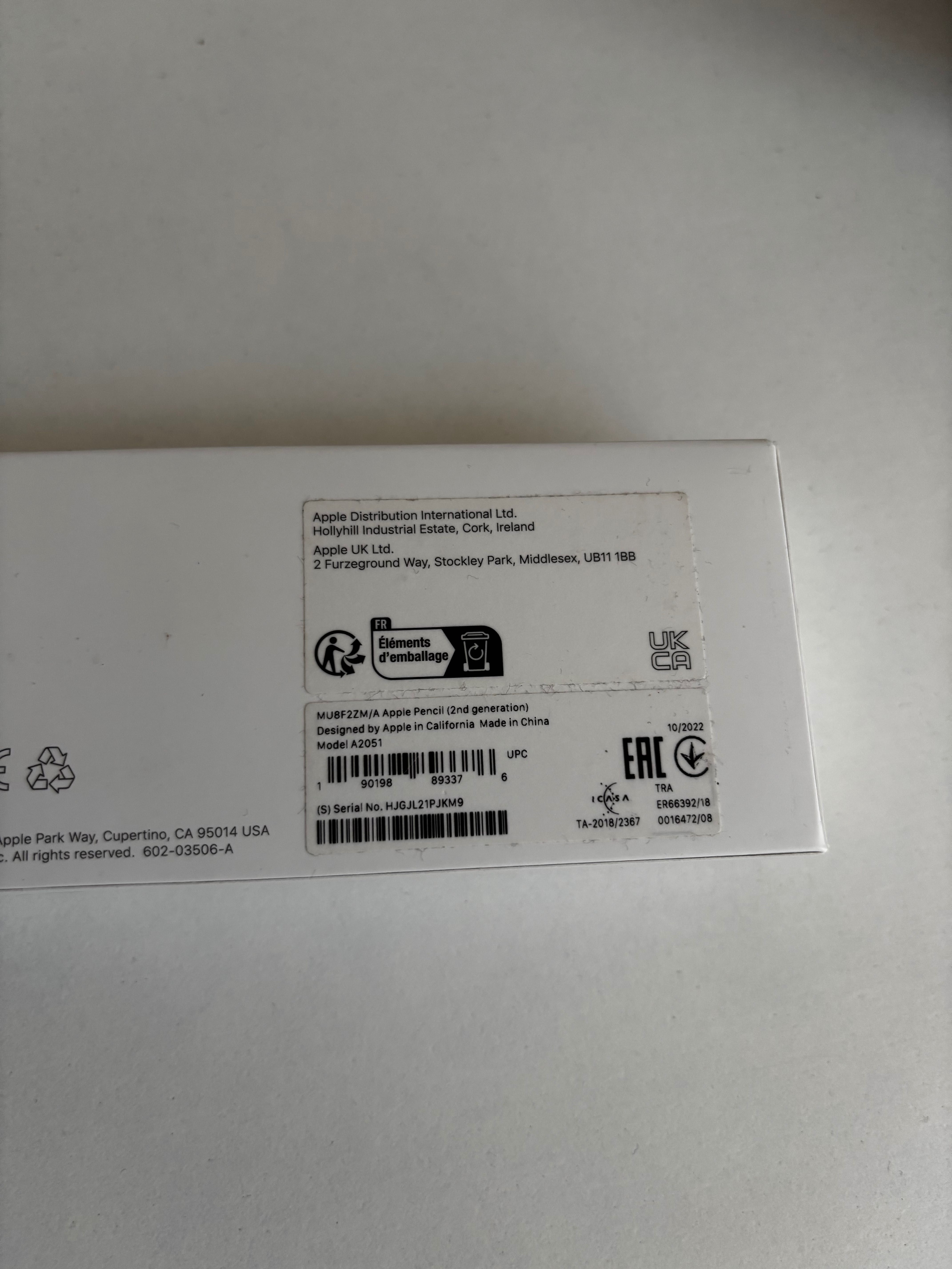 Apple Pencil ( 2 generacja)