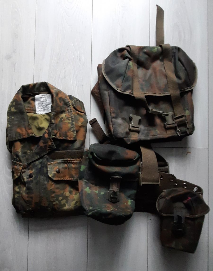 Bluza (r. 12) + Oprzyrządowanie Taktyczne Bundeswehr 5 cz. Flecktarn