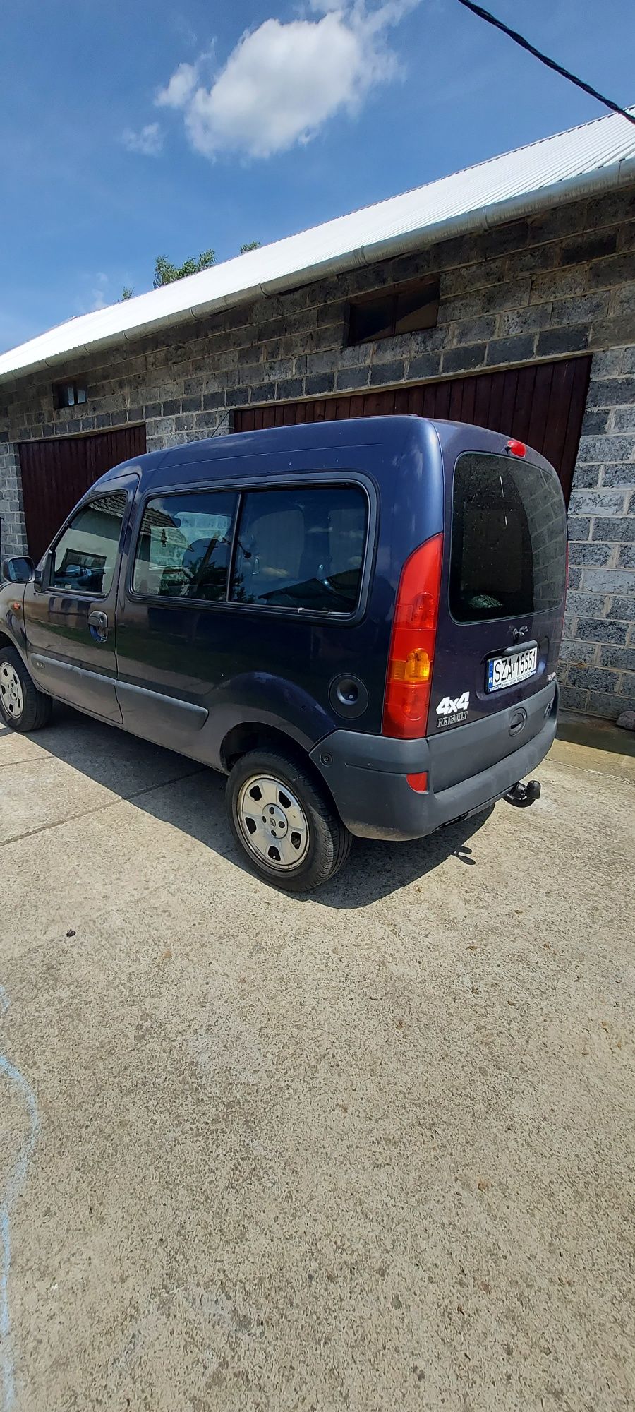 Renault Kangoo,  napęd 4x4 , 1.6 benzyna,  2005 rok, 199000 przebieg