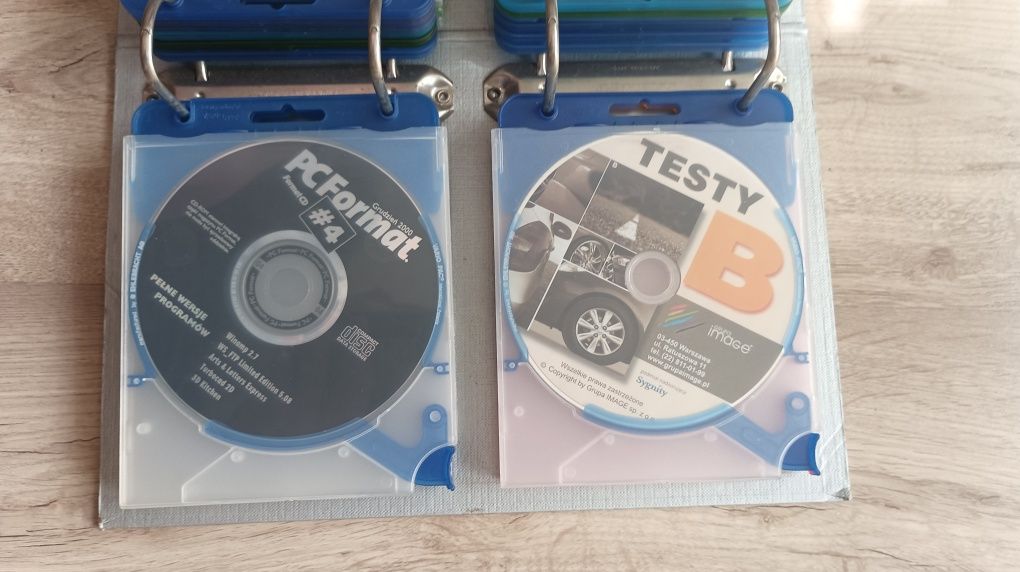 Mix starych płyt z programami wraz z etiu