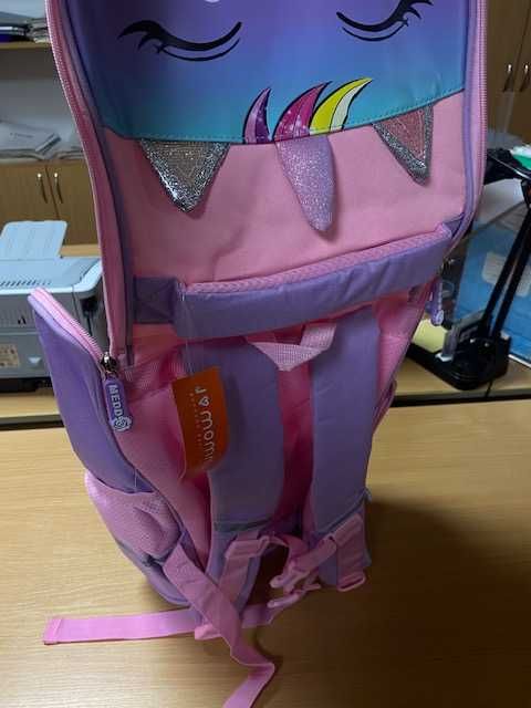 рюкзак шкільний для дівчинки довжиною 32 см