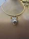 Naszyjnik wisiorek pantera z naturalnymi diamentami 4,76 Ct 750