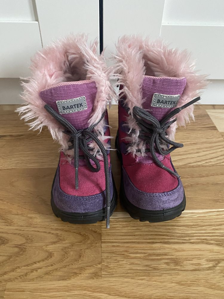 Buty zimowe Bartek r. 23 kozaki skorzane