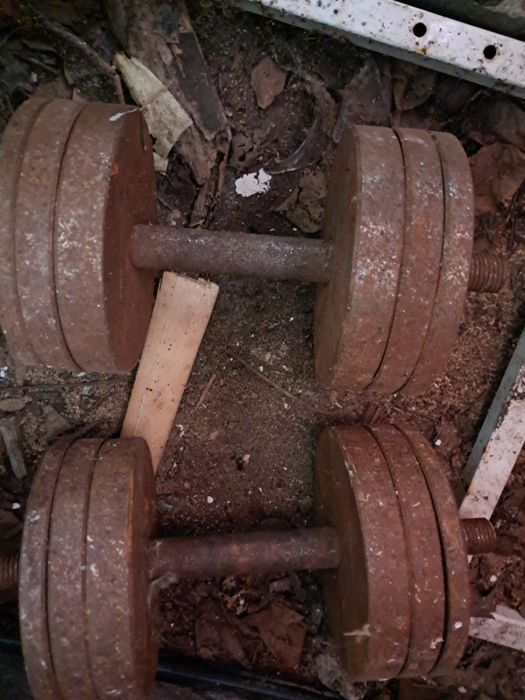 Продам наборные гантели с блинами