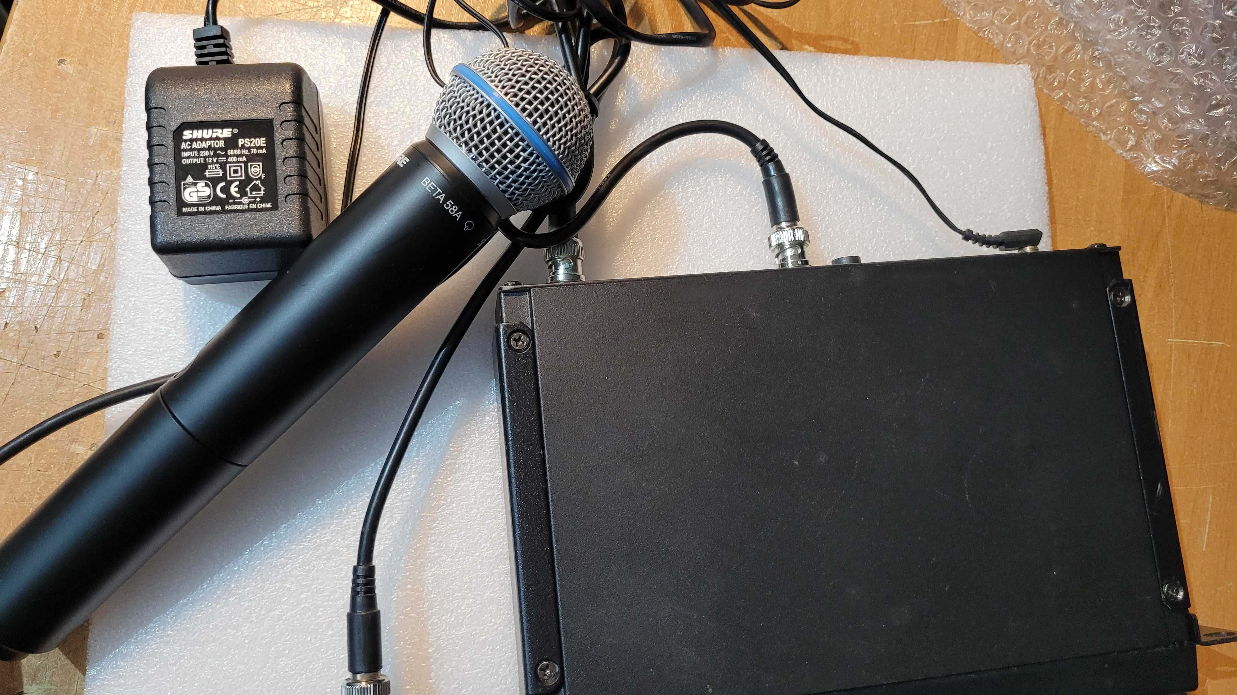 Shure ULXP4 + BLX2 zestaw bezprzewodowy stan bdb