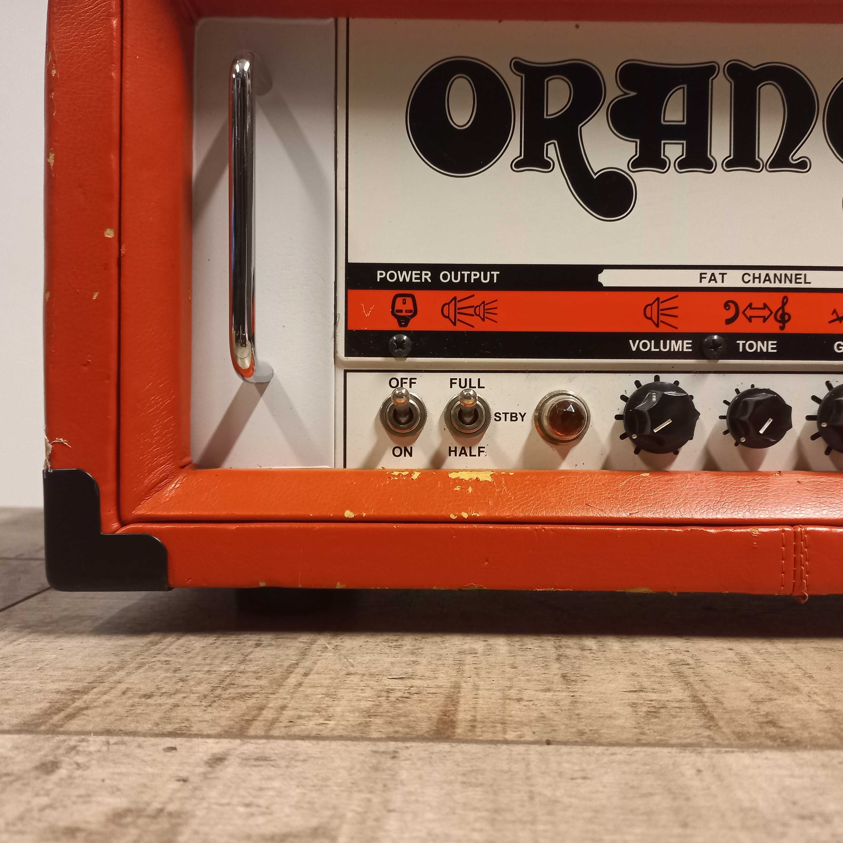 Orange Dual Terror head gitarowy z obudową custom