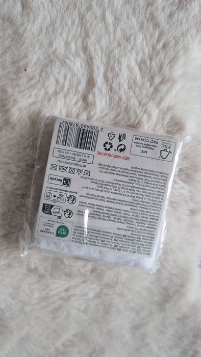 Biale cienkie rajstopy 122/128