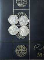 Cinco moedas em Prata 720 Pais Baixos