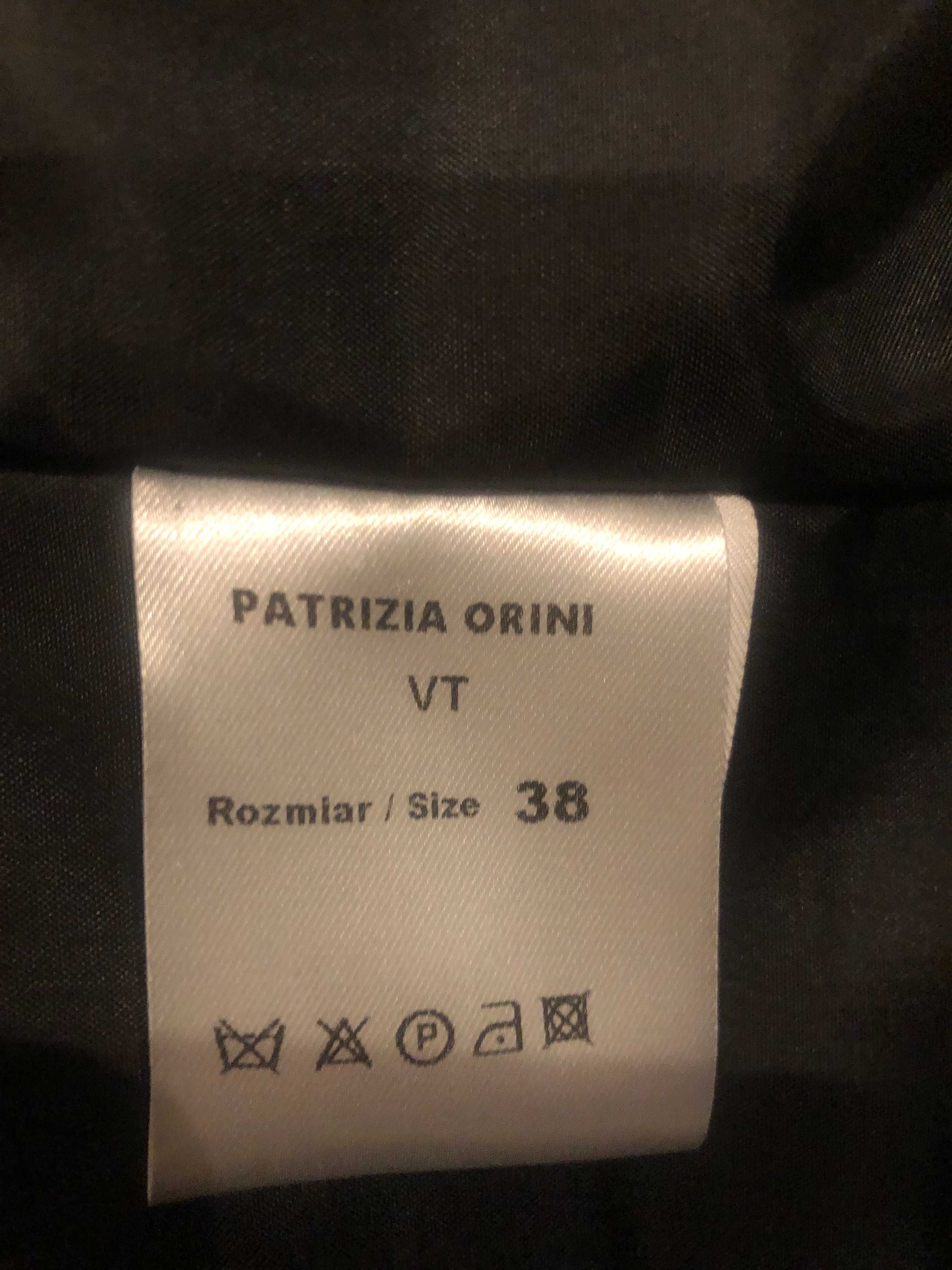 Płaszcz w pepitkę Patrizia Orini r.38
