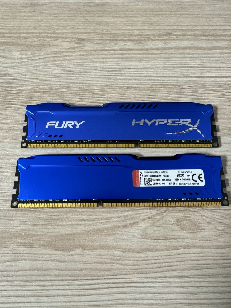 HyperX Fury DDR3-1866 16GB Blue (2x8GB)