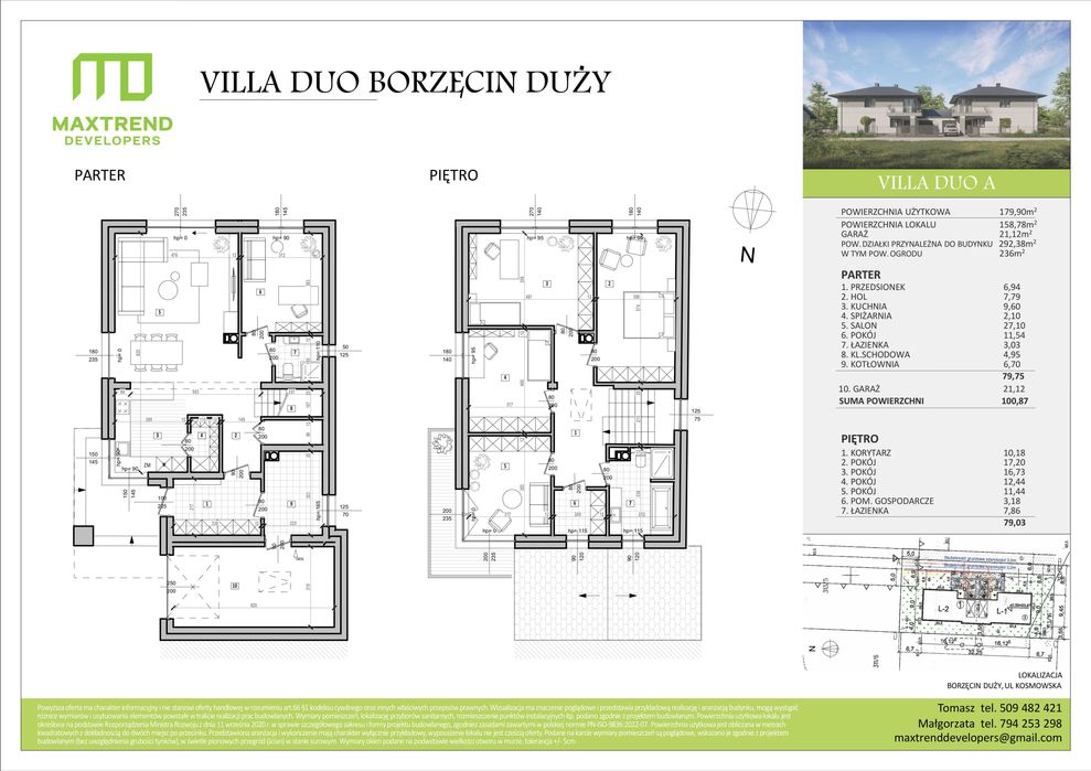 Gotowy Nowy dom Borzęcin Duży 179,90 m²