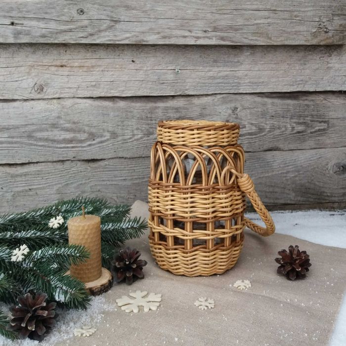 Обплетена баночка для освячення води