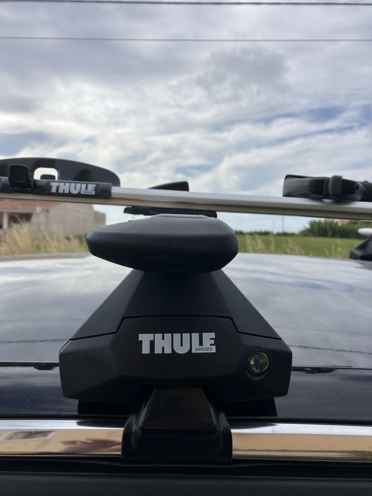 Barras de tejadilho Thule WingBar Evo alumínio com menos de 2 anos