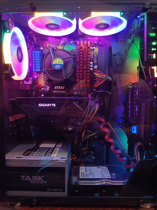 ПК на 1150 сокете, i5-4590,gtx1050TI 4gb,ОЗУ-16gb,SSD-240gb,HDD-1000gb