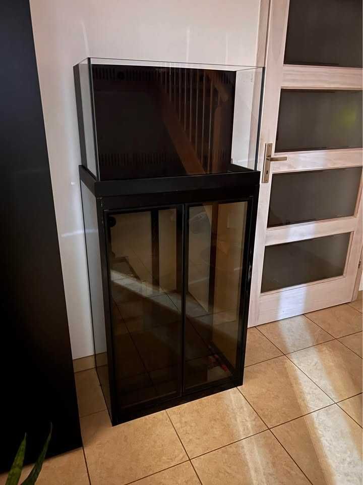 Akwarium + sump + stelaż + hydraulika. Nowe