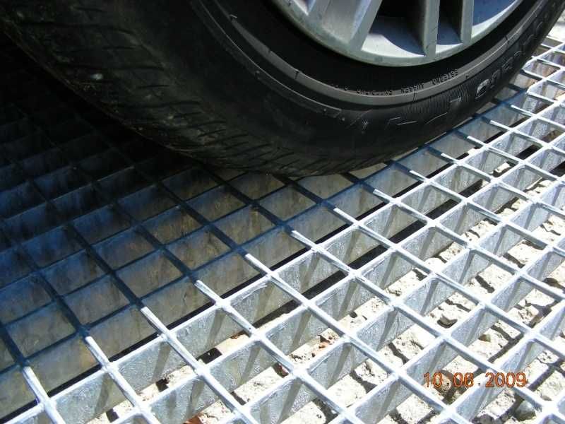 Krata na kanał samochodowy - podest - przejście -pomost