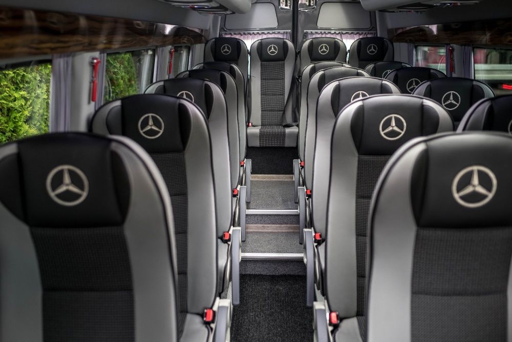 Przewóz osób , busy z kierowcą 8-20-23 osobowe marki Mercedes-Benz