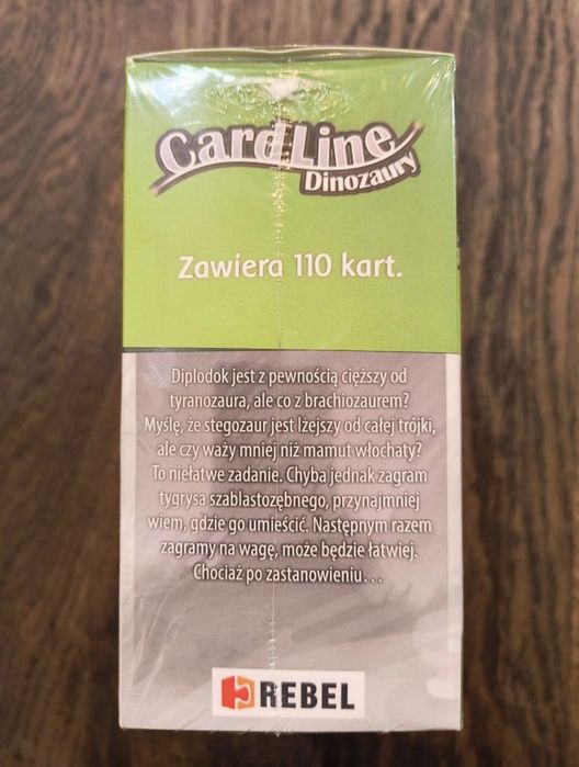 UNIKAT Rebel Cardline Dinozaury gra karciana nowa w pudełku