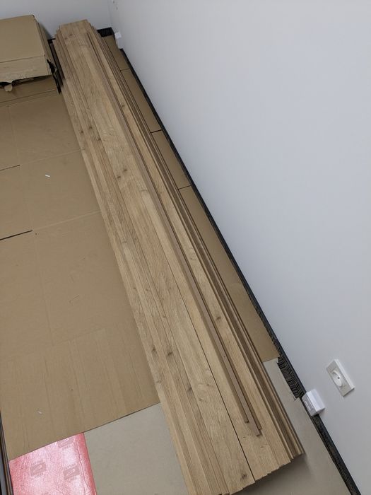 Lamele Lamelki drewniane Dąb nowe ścienne 280cm okleina MDF solidne