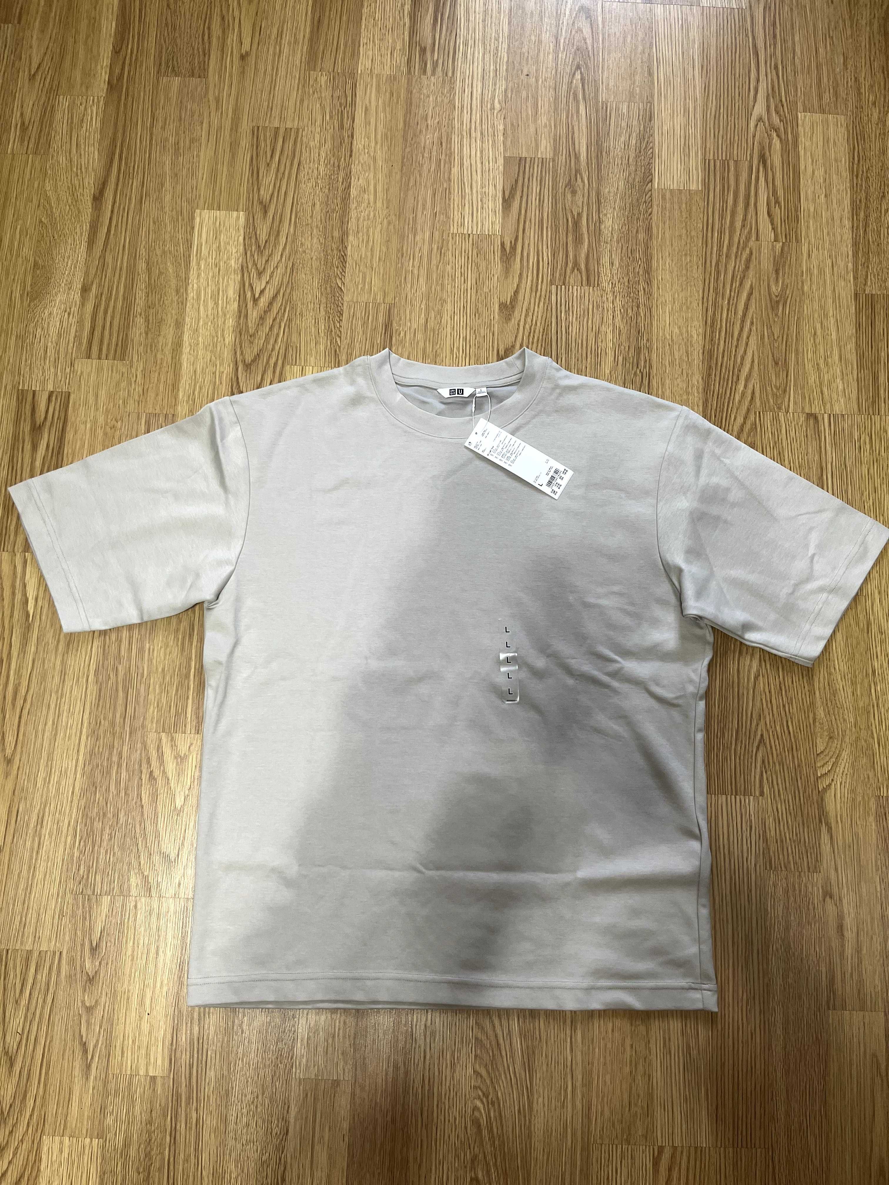 Нова футболка Uniqlo AIRism Cotton Oversized (розмір L)
